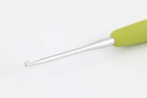 Clover CL1050 Amour Crochet Hook: 2.0mm, Metal, 2mm, Green thumbnail 4