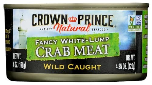 Crown Prince Fancy White Lump Crab Meat, 6 oz