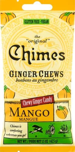 Chimes Ginger Chews Candy, Mango, 1.5 Ounce (Pack of 1) thumbnail 4