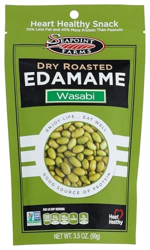 Seapoint Farms Dry Roasted Edamame, Wasabi, 3.5 Oz