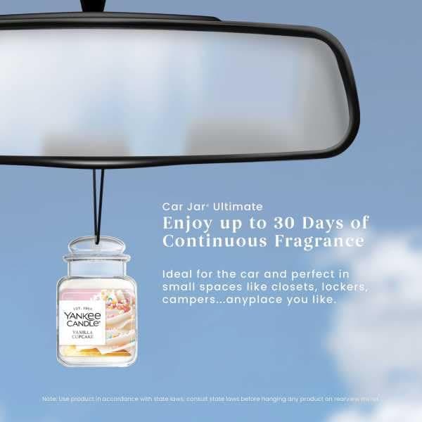 Yankee Candle Car Jar, Vanilla Cupcake (Pack of 6) thumbnail 5
