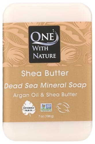 One With Nature Shea Butter Bar Soap, 7 OZ