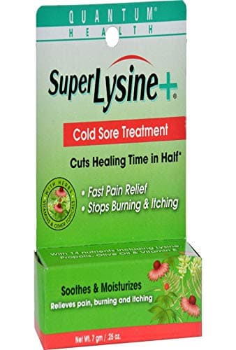 Quantum Super Lysine Plus Cold Sore Treatment Cream - 0.25 Oz