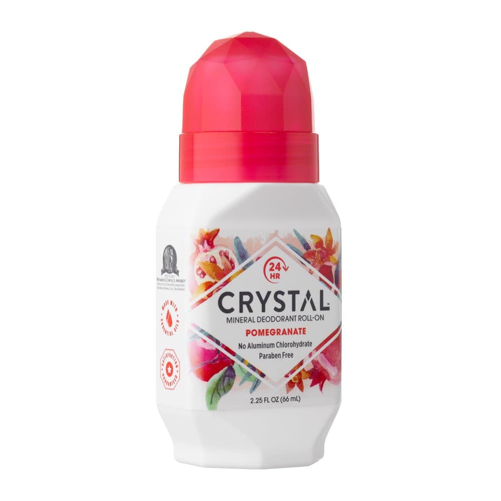 Crystal Mineral Deodorant Roll-On, Pomegranate, 2.25 fl oz (Pack of 12) thumbnail 4