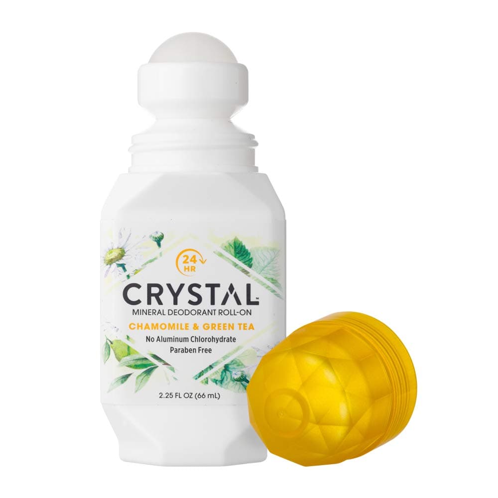 Crystal Mineral Deodorant Roll-On, Chamomile & Green Tea, 2.25 fl oz (Pack of 12) thumbnail 2
