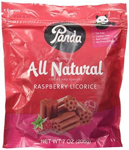 Panda All Natural Raspberry Licorice, 7 Oz.