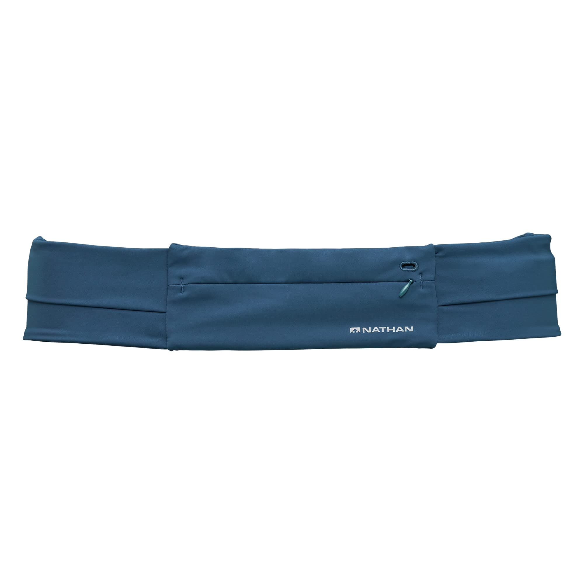 Nathan Running Belt Adjustable Fit Zipster, Zippered, Weather-Resistant Pocket & Two Quick-Stash Pockets for Running Gear, Running Fanny Pack, Walking, Hiking, Gym