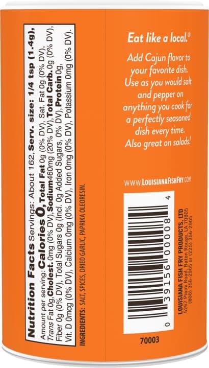 Louisiana Fish Fry Products Cajun Seasoning 8 Ounce thumbnail 4