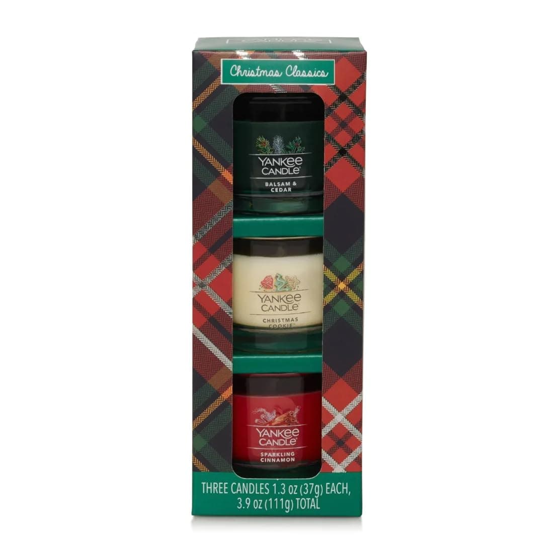 Yankee Candle - Mini - Set of 3 - Christmas Classic