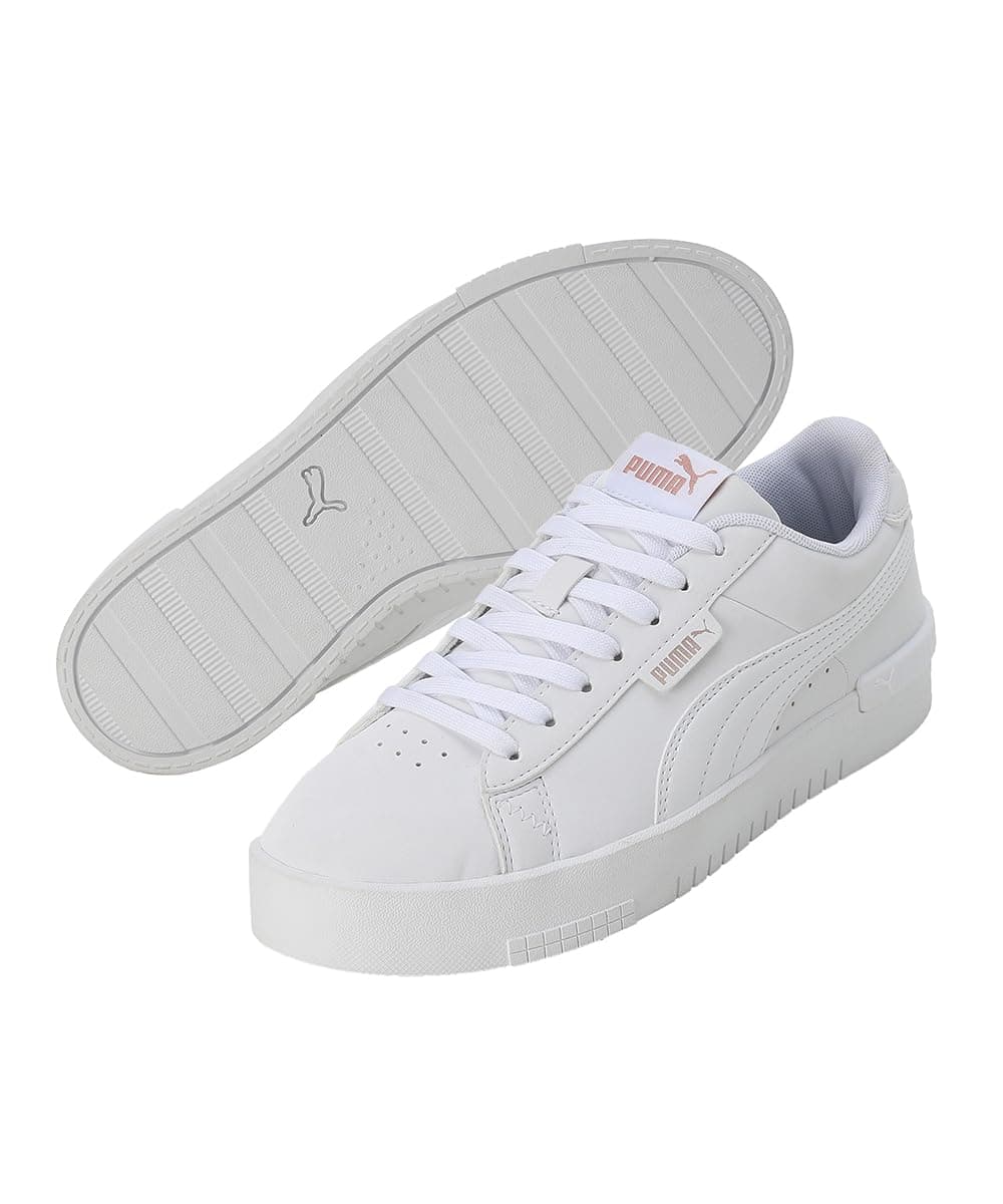 PUMA Jada Renew Nubuck, Girls Football Boots, Puma White Rose Gold, 37.5 EU thumbnail 6