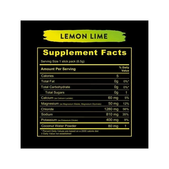 RELYTE Re-Lyte Electrolyte Drink Mix Lemon Lime 15 Servings Packets 3.44 oz. thumbnail 4