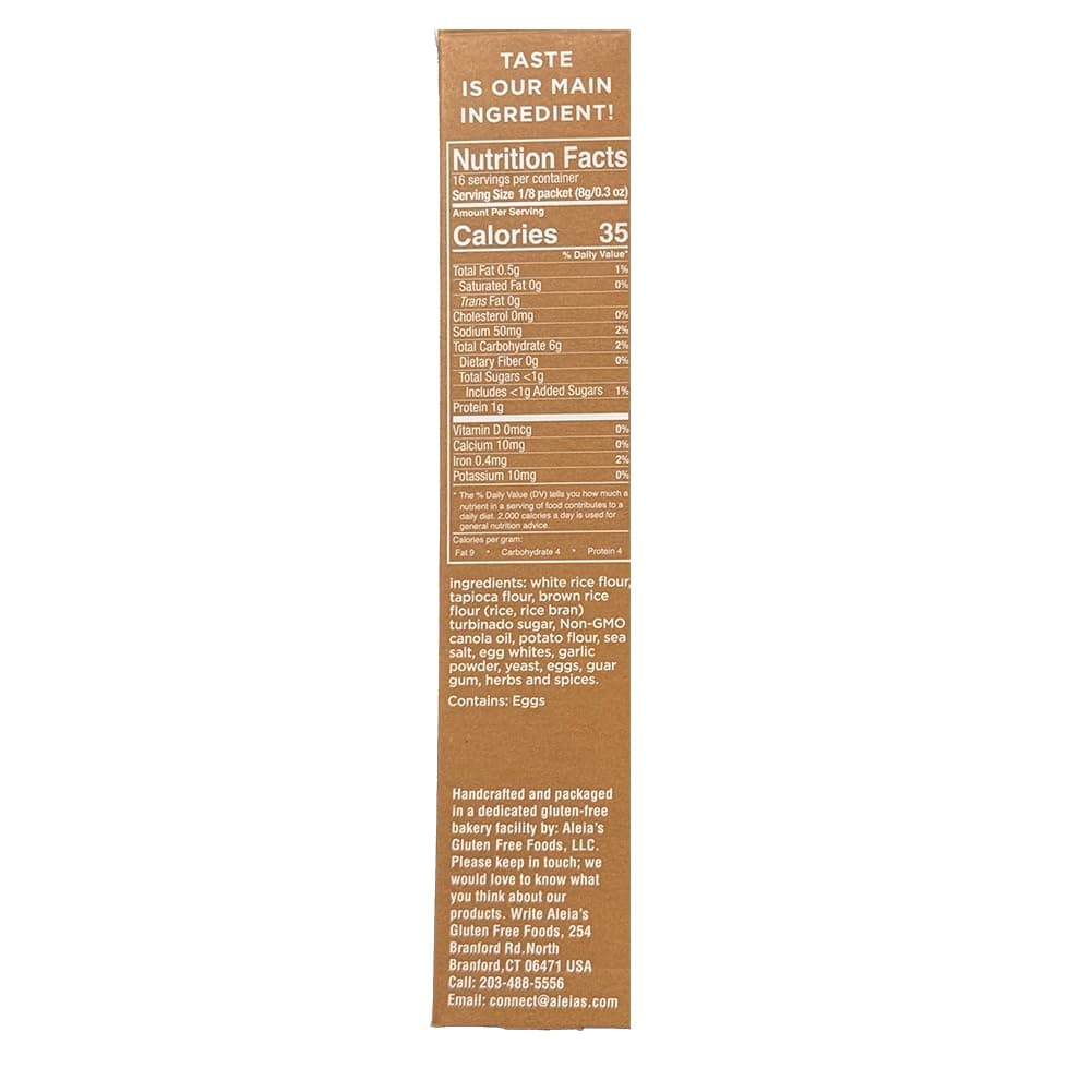 Aleias Gluten Free Bakery Extra Crispy Coat & Crunch, 12 OZ thumbnail 3