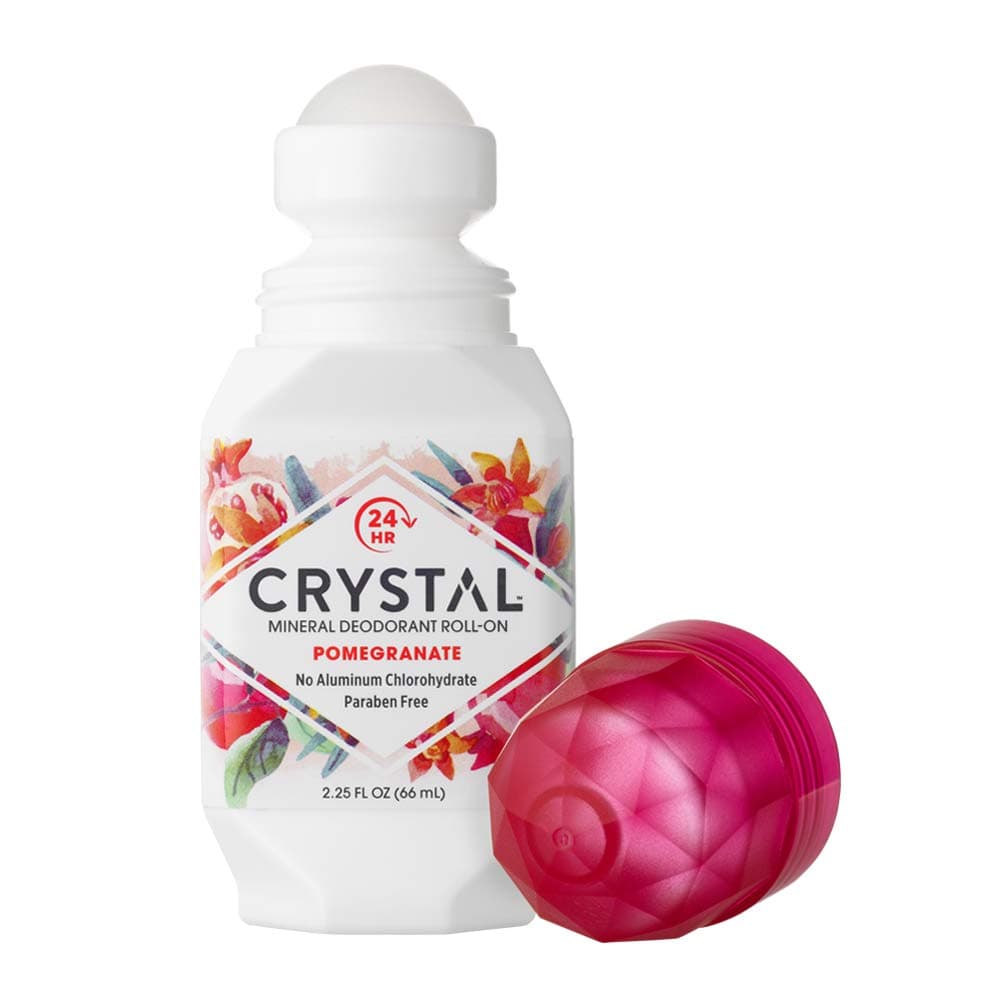 Crystal Mineral Deodorant Roll-On, Pomegranate, 2.25 fl oz (Pack of 12) thumbnail 2