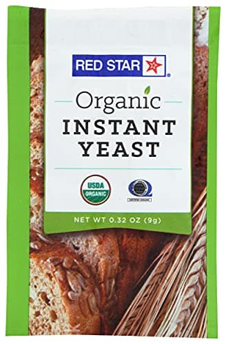 Red Star Organic Instant Yeast, Kosher, USDA Certified Organic, 0.32 Ounce (Pack of 20)