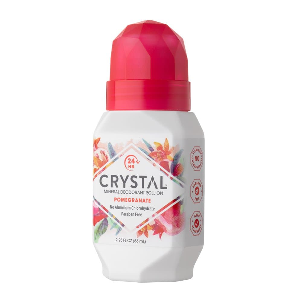 Crystal Mineral Deodorant Roll-On, Pomegranate, 2.25 fl oz (Pack of 12) thumbnail 3