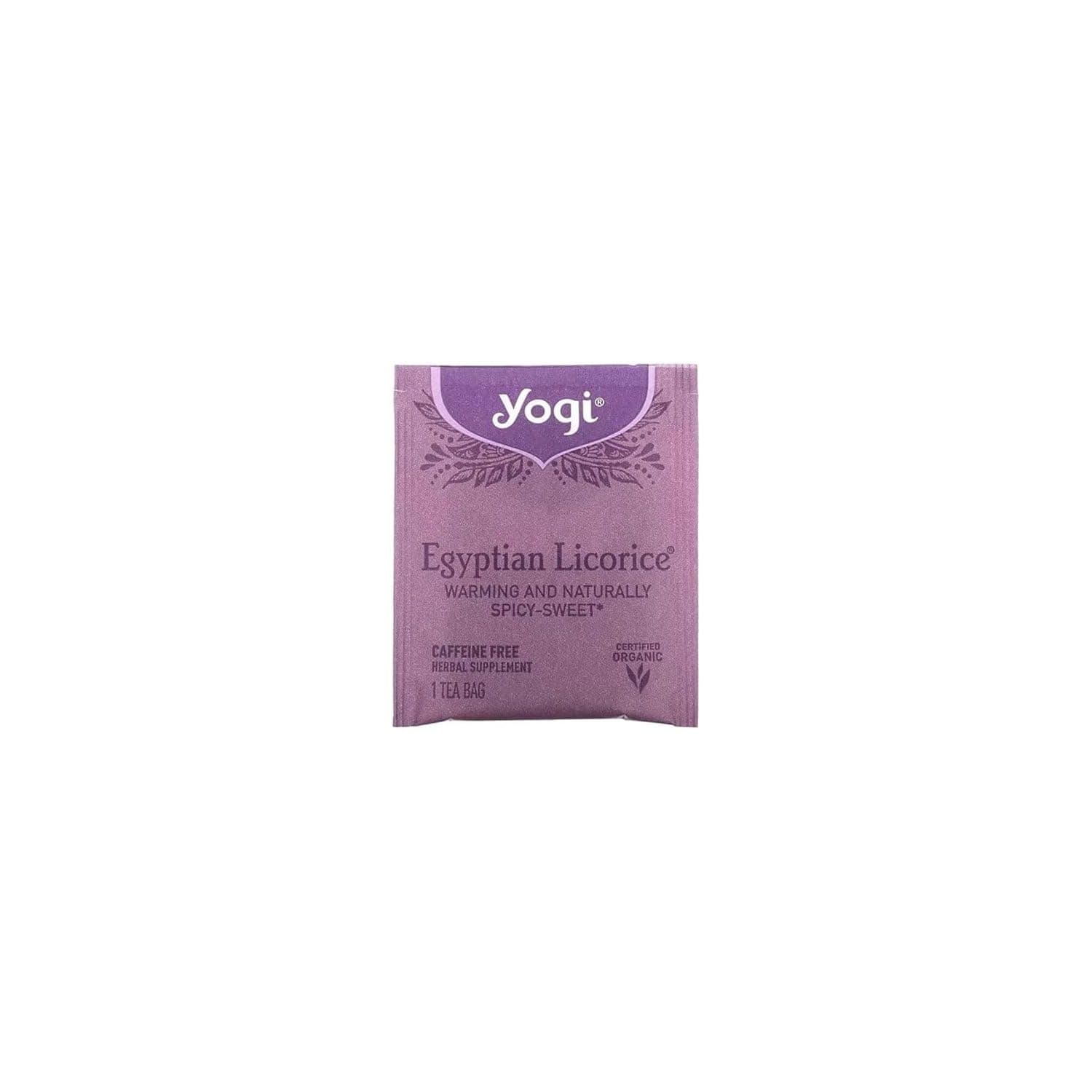 Organic Egyptian Licorice 16 tea bags by Yogi Tea thumbnail 3