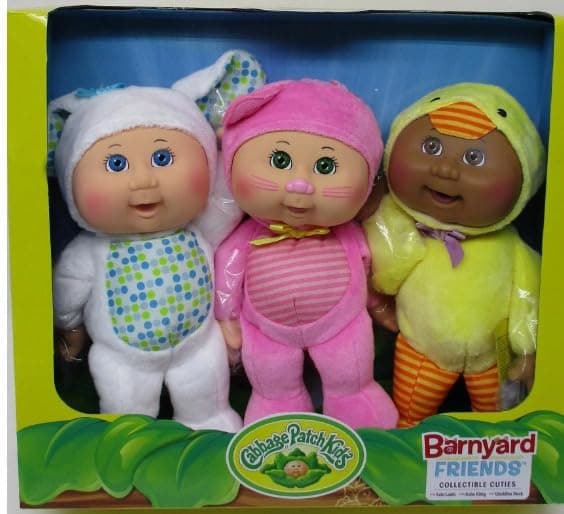 Cabbage Patch Dolls Barnyard Friends 3-Pack - 9 Inch CPK Kids Dolls - Collectible Cuties (Barnyard Friends) thumbnail 6