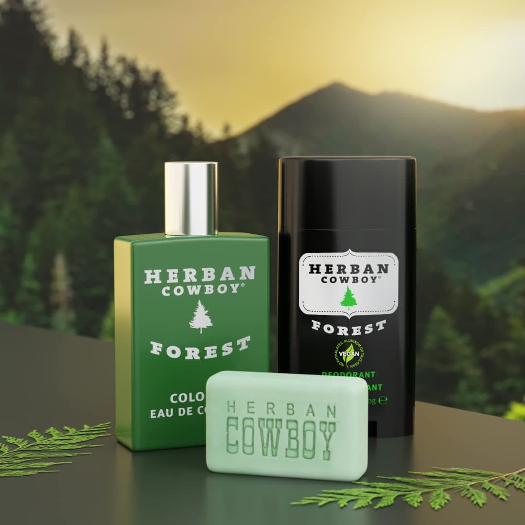 Herban Cowboy Forest Deodorant Maximum Protection 2.8 Ounce, 3 Pack thumbnail 6