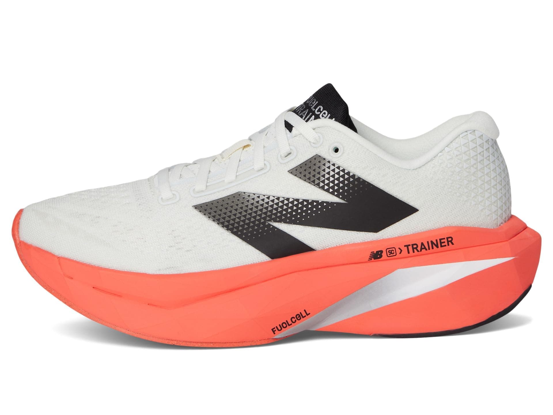 New Balance Men's FuelCell SuperComp Trainer V3 Running Shoe, Urgent Red/Sea Salt/Black, 10 W thumbnail 4