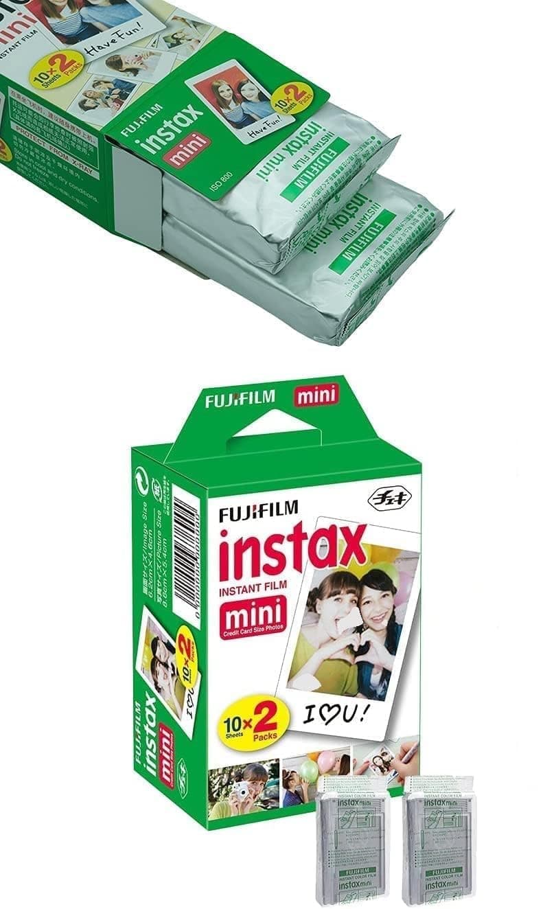 Fujifilm 16437396 Instax Mini Twin Pack Picture Format Instant Daylight Film Pack of 3 (60 Shots) thumbnail 2