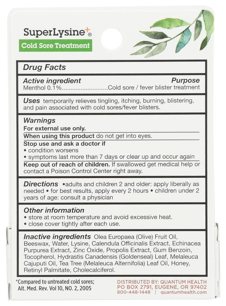 Quantum Health Super Lysine + Cream (1x7 GM) thumbnail 3