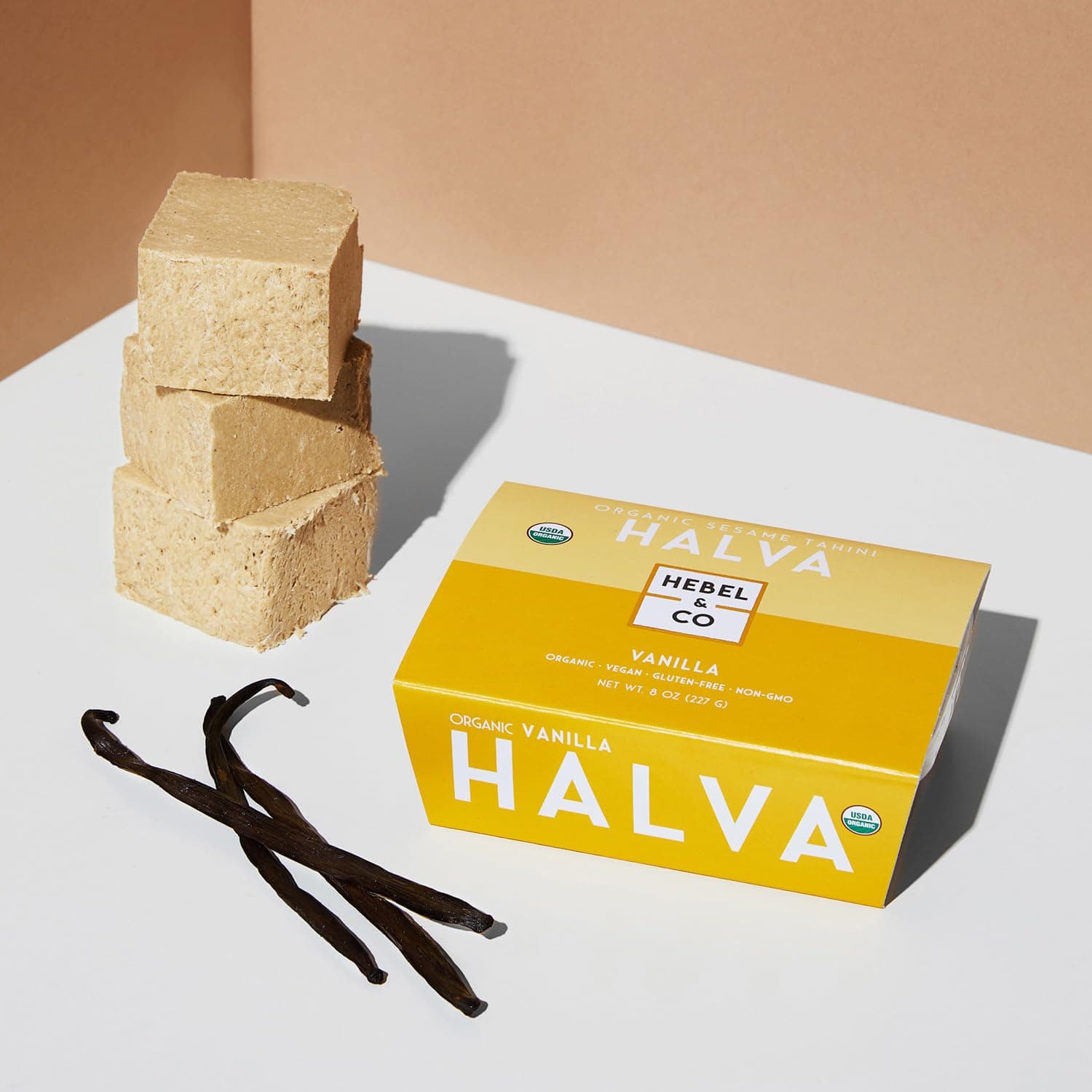 HEBEL & CO Vanilla Halva - 8 oz | Certified USDA Organic, Gluten Free, Kosher & Vegan thumbnail 2