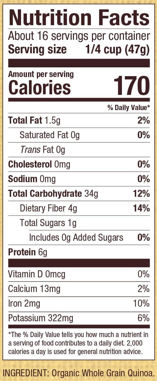 Bob's Red Mill Organic Tri-Color Quinoa Grain, 26 Oz thumbnail 3