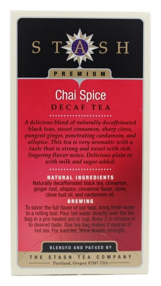 Stash Decaf Chai Spice Tea, Tea , 18 ct thumbnail 3