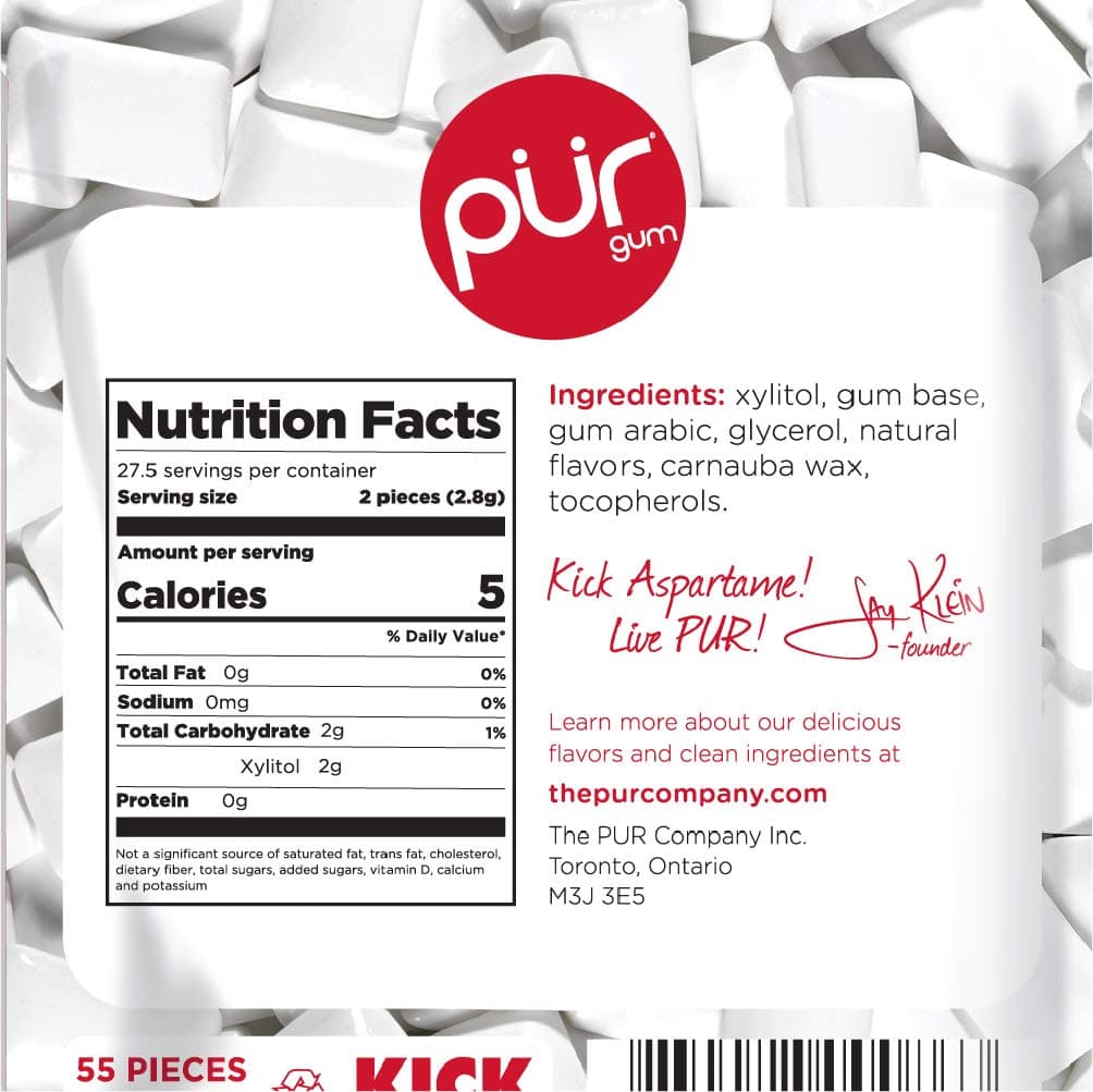 PUR Gum Cinnamon, 55 Count (pack of 2) thumbnail 3