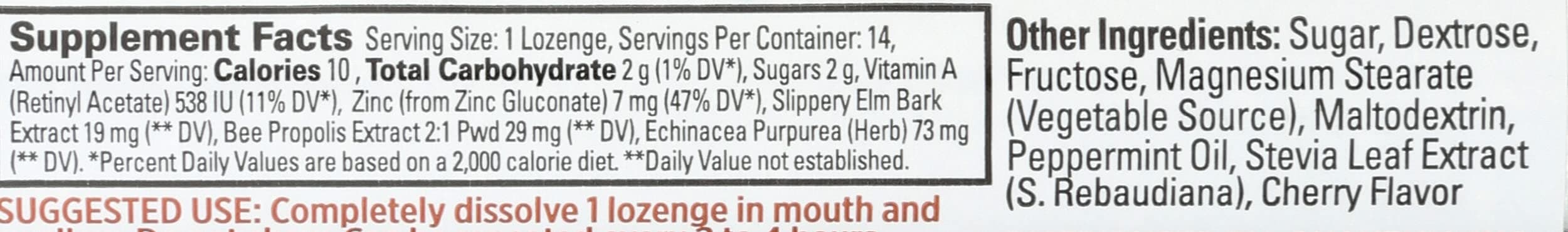 Quantum - Lozenge Zinc Echinacea Cherry-Mint - 14 PC thumbnail 3
