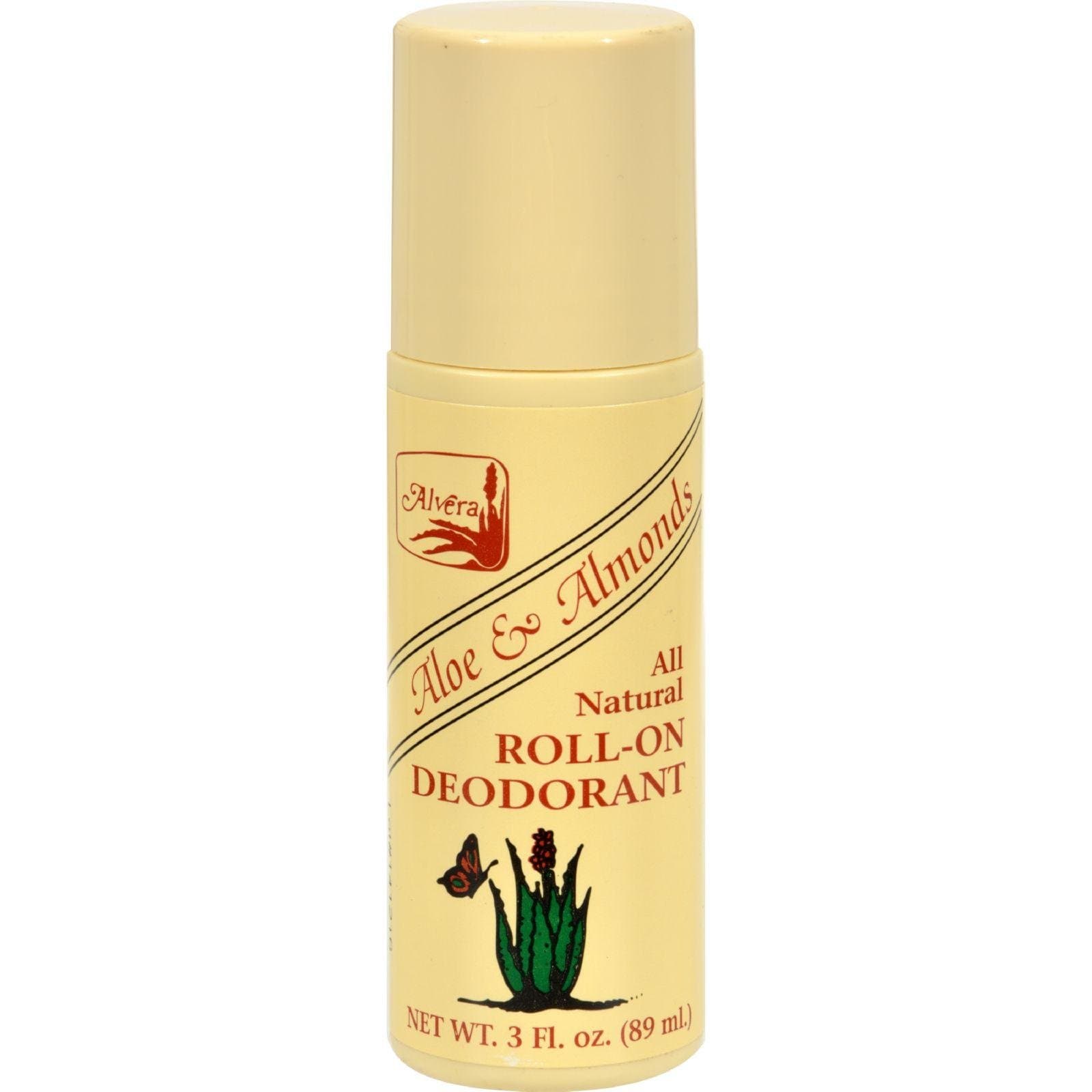All Natural Roll-On Deodorant Aloe & Almonds 3 fl Ounce (89 ml) Liquid thumbnail 3