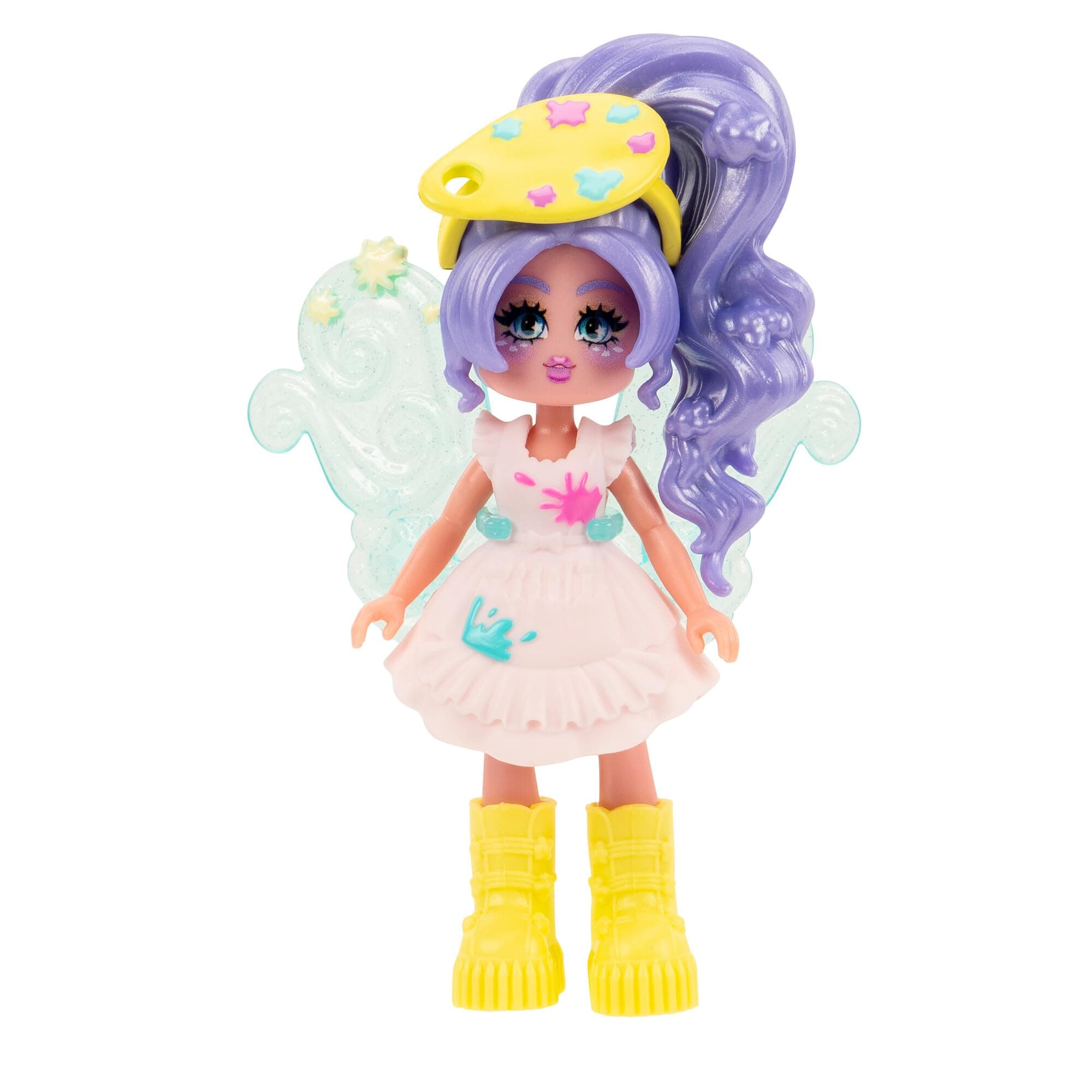 Royale High 3” School Spirit Fashion Pack: Art - Light Series 1-1 Figure with 15 Accessories - Wings Become Rings - Virtual Item Code Included - Ages 5+ thumbnail 3