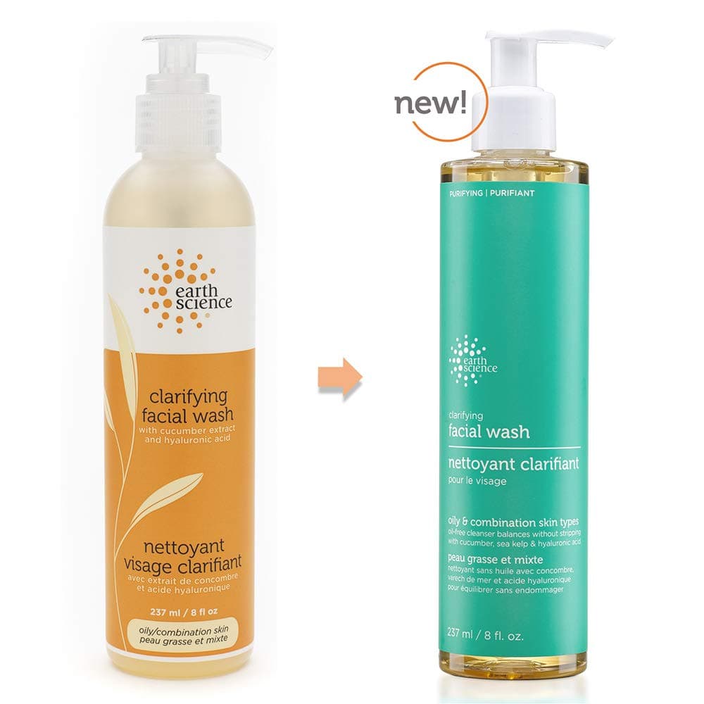 EARTH SCIENCE - Gentle Clarifying Facial Wash For Oily, Combination Skin Types (3pk, 8 fl. oz.) thumbnail 2