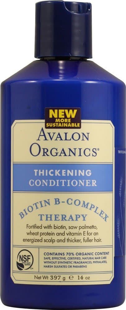 Avalon Organics Thickening Conditioner, Biotin B-Complex 14 oz thumbnail 3