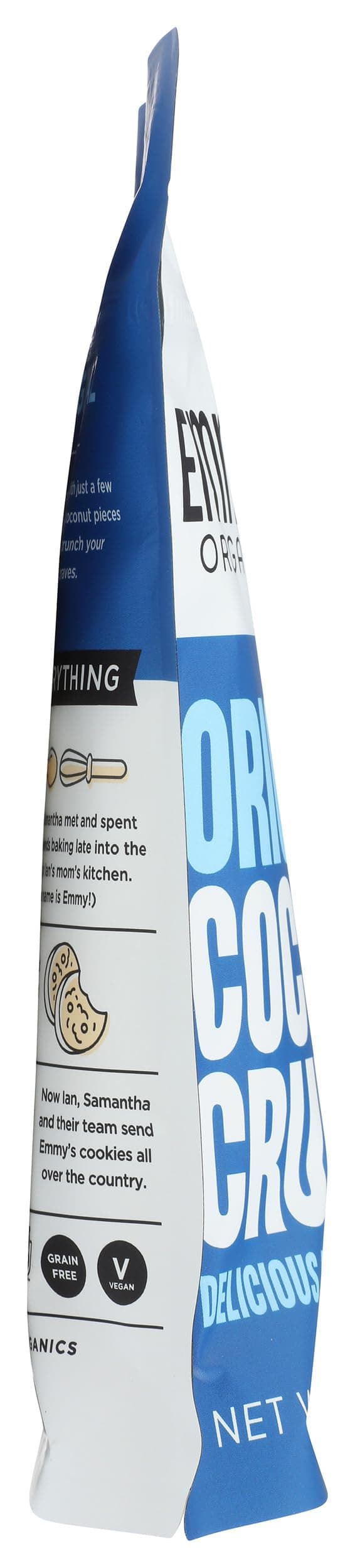 Emmys Organic Original Coconut Crunch'ems, 3.5 OZ thumbnail 4