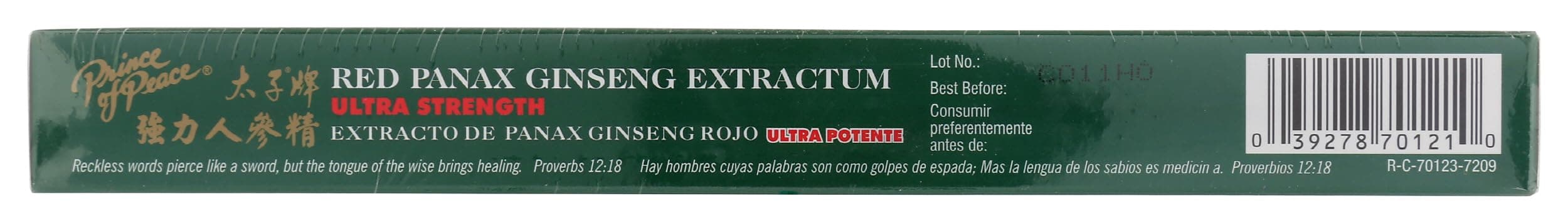 Prince of Peace Red Panax Ginseng Extractum Ultra Strength -- 3.4 oz - 10 Bottles thumbnail 9