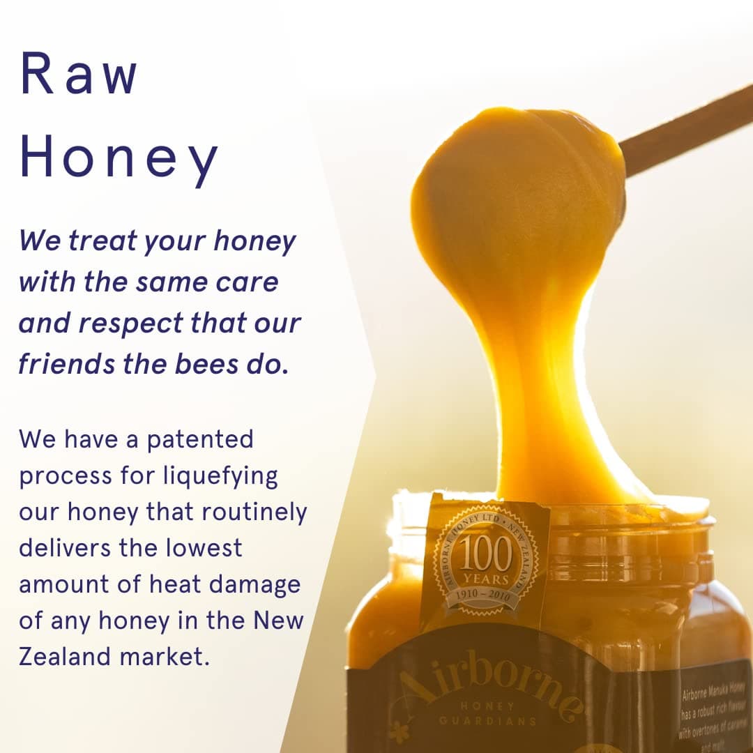 Airborne Manuka Honey (85+ Manuka Pollen) Raw and Unfiltered Premium New Zealand 100% Pure, Daily Wellness Support 17.6 oz. thumbnail 6