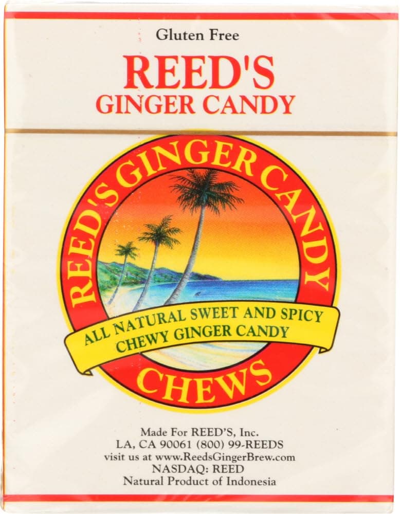 Reed's Ginger Candy Chews Candy Rolls - 2 oz