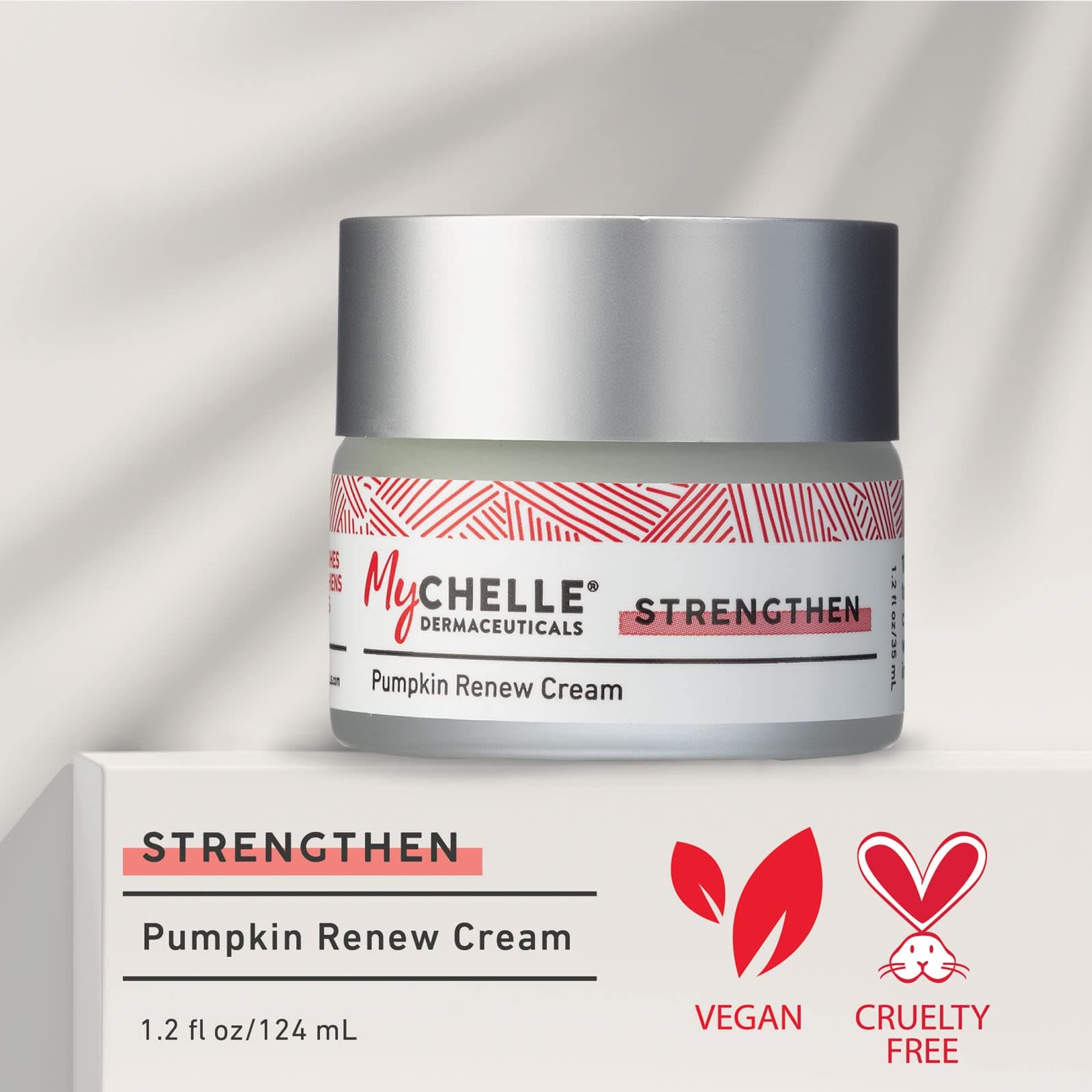 MyChelle Dermaceuticals Pumpkin Renew Cream (1.2 Fl Oz) - Daily Face Moisturizer with Pumpkin Seed Oil, Cloudberry Extract & Antioxidants - Moisturizes, Nourishes & Strengthens Skin thumbnail 2