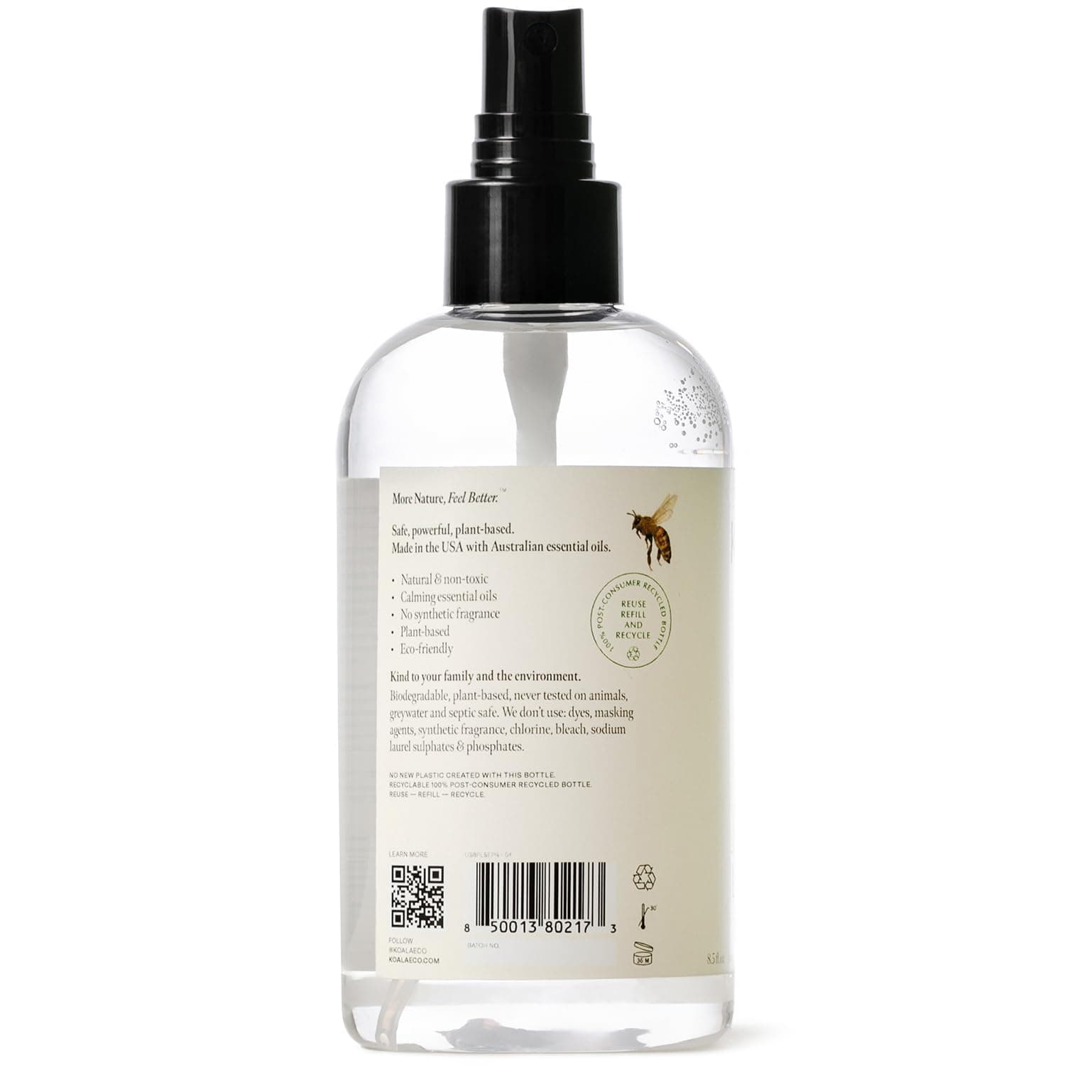 Koala Eco Pillow & Linen Spray - with Australian Eucalyptus, Peppermint & Rosalina - 8.4oz thumbnail 3