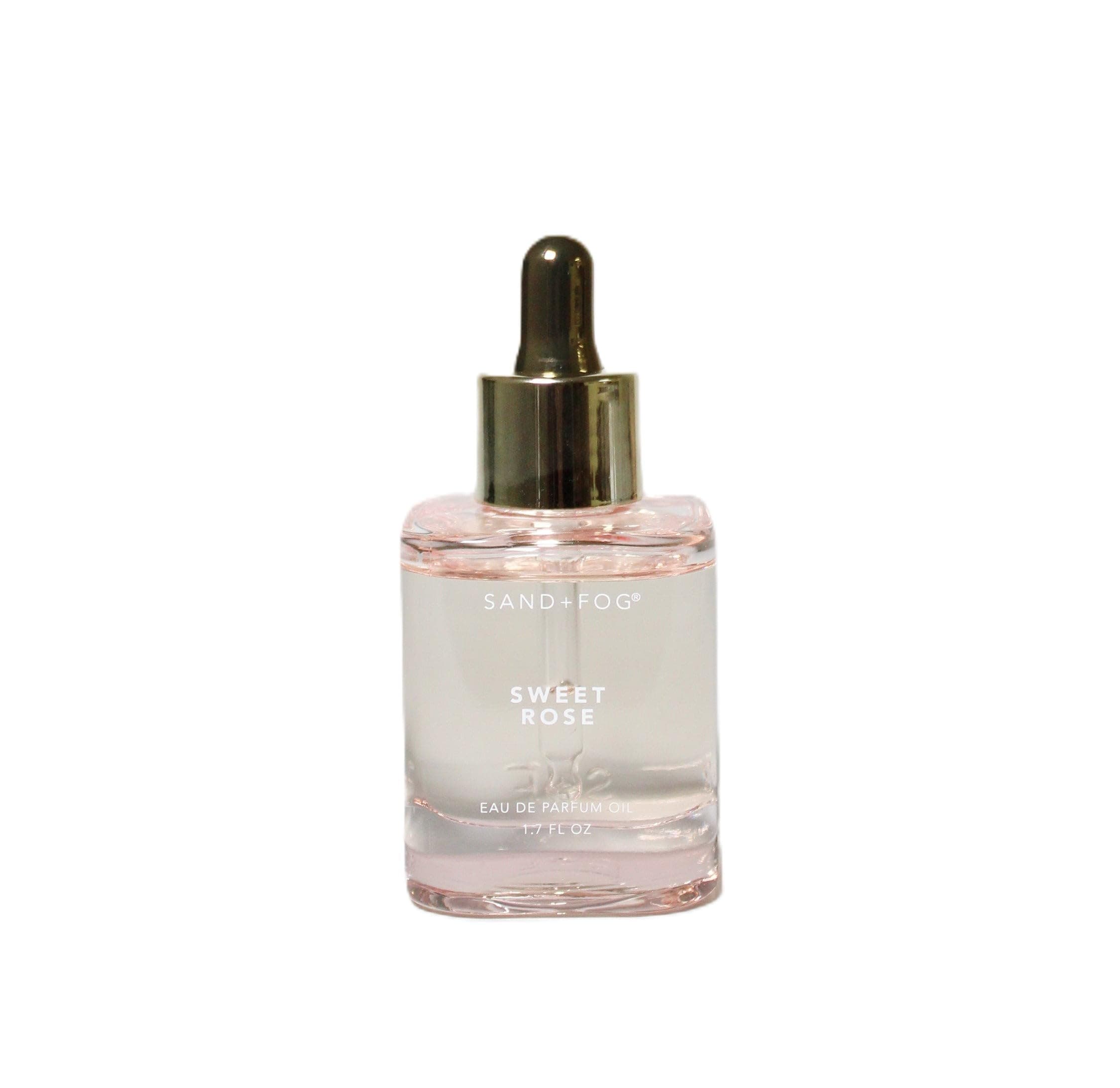 Sand + Fog Sweet Rose Eau de Parfum Oil, 1.7 fl oz, Dropper Bottle