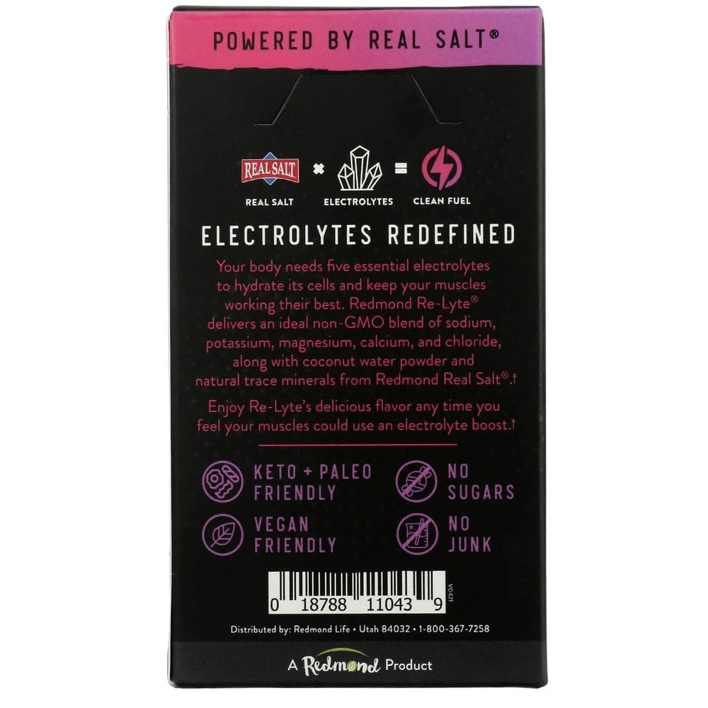 RELYTE Re-Lyte Electrolyte Drink Mix Mixed Berry 15 Servings Packets 3.44 oz thumbnail 5