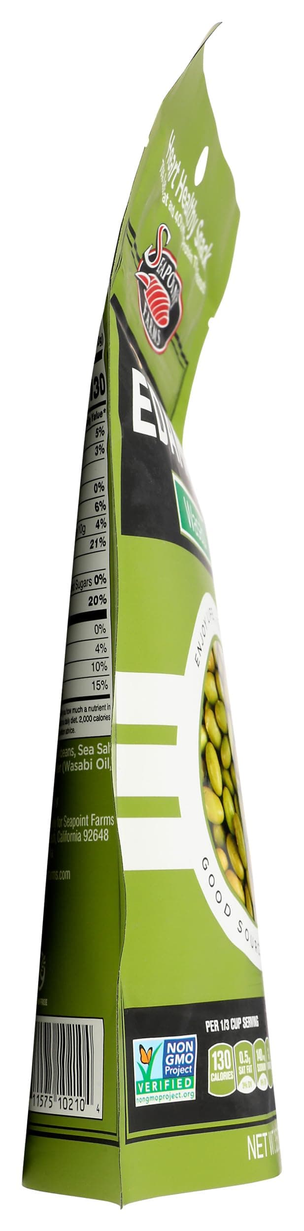 Seapoint Farms Dry Roasted Edamame, Wasabi, 3.5 Oz thumbnail 6