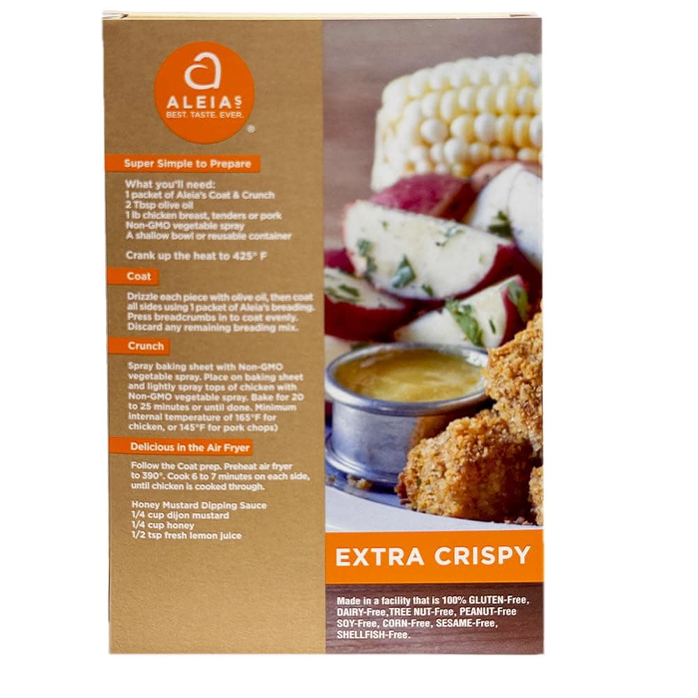 Aleias Gluten Free Bakery Extra Crispy Coat & Crunch, 12 OZ thumbnail 2