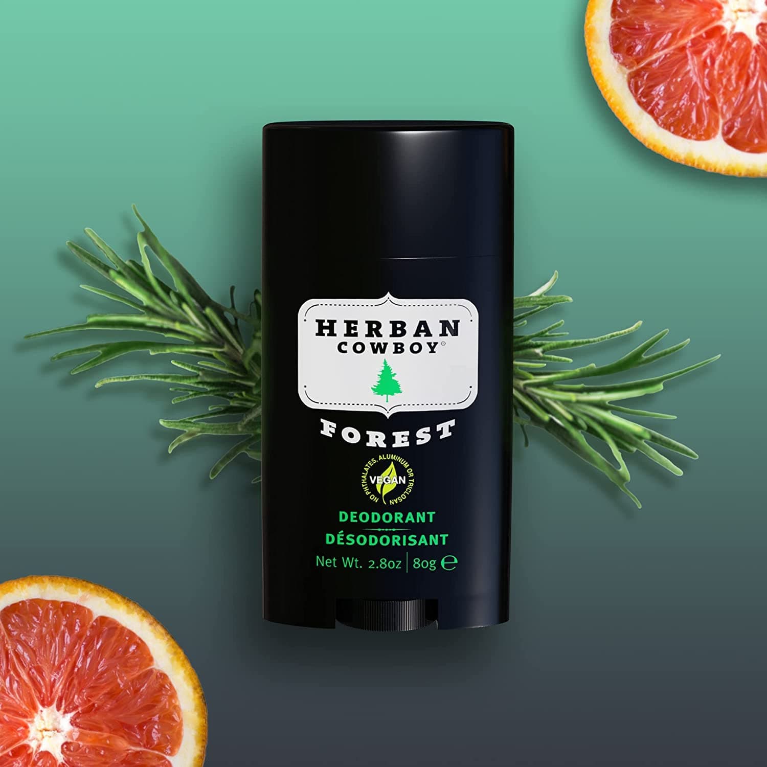 Herban Cowboy Forest Deodorant Maximum Protection 2.8 Ounce, 3 Pack thumbnail 4