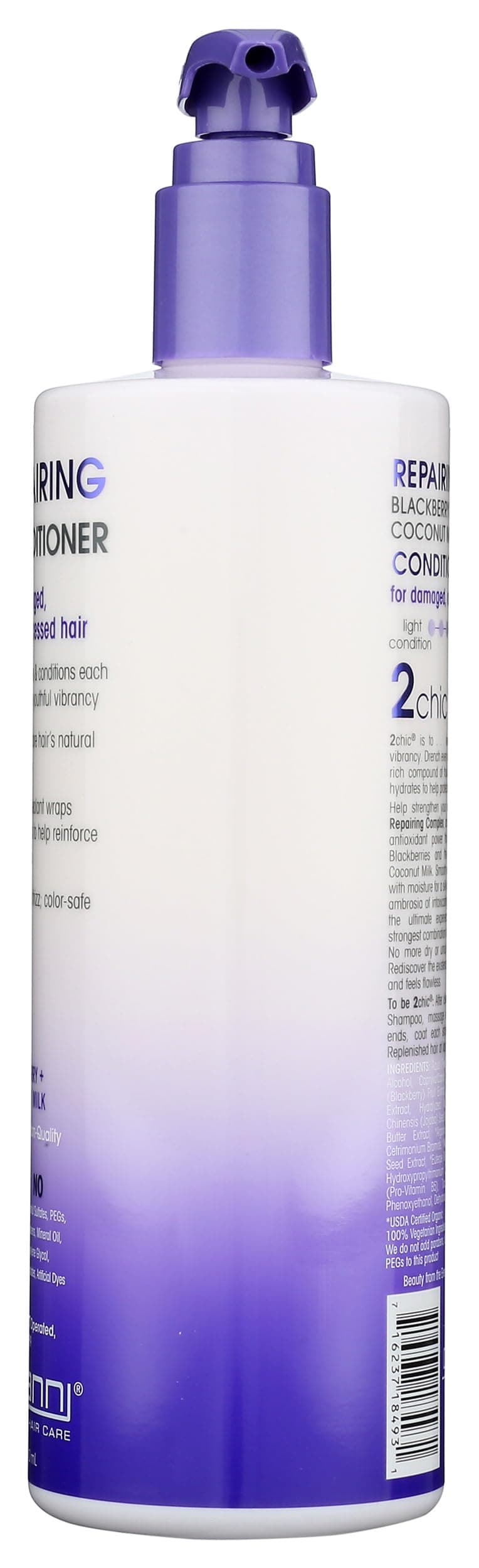 GIOVANNI Color Safe 2Chic Repairing Conditioner Is 100% Color-Safe And Nourishes Hair With A Proprietary Blend Of Vitamins, Antioxidants, And Omega Fatty Acids Without Stripping Color - 24 Oz thumbnail 6