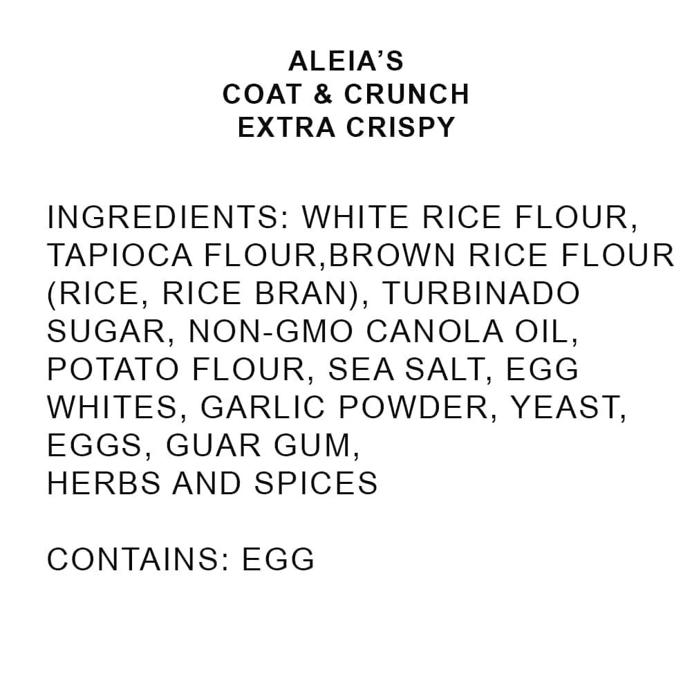 Aleias Gluten Free Bakery Extra Crispy Coat & Crunch, 12 OZ thumbnail 8