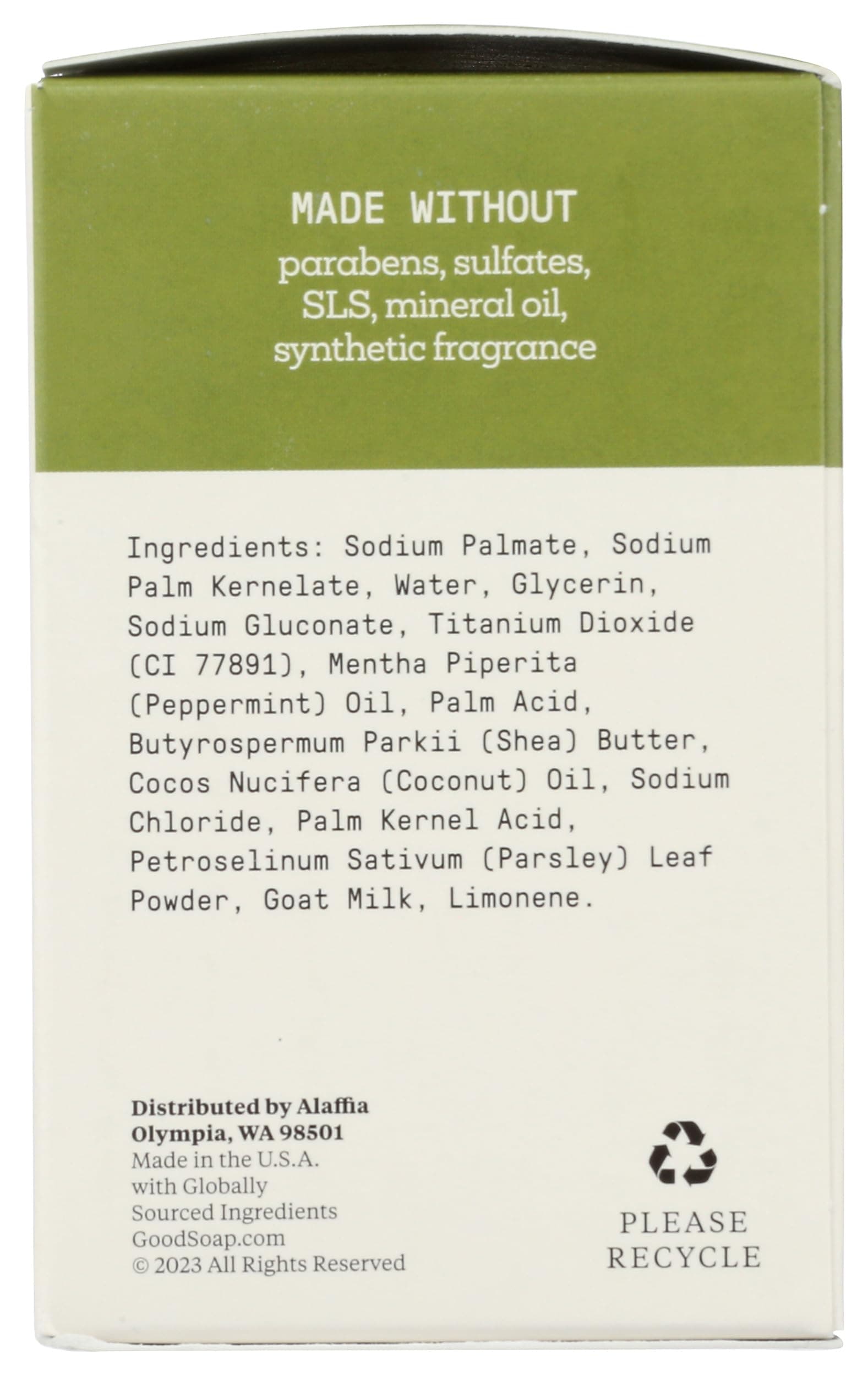 ALAFFIA Peppermint Good Soap Value Pack 4 Count, 20 OZ thumbnail 5