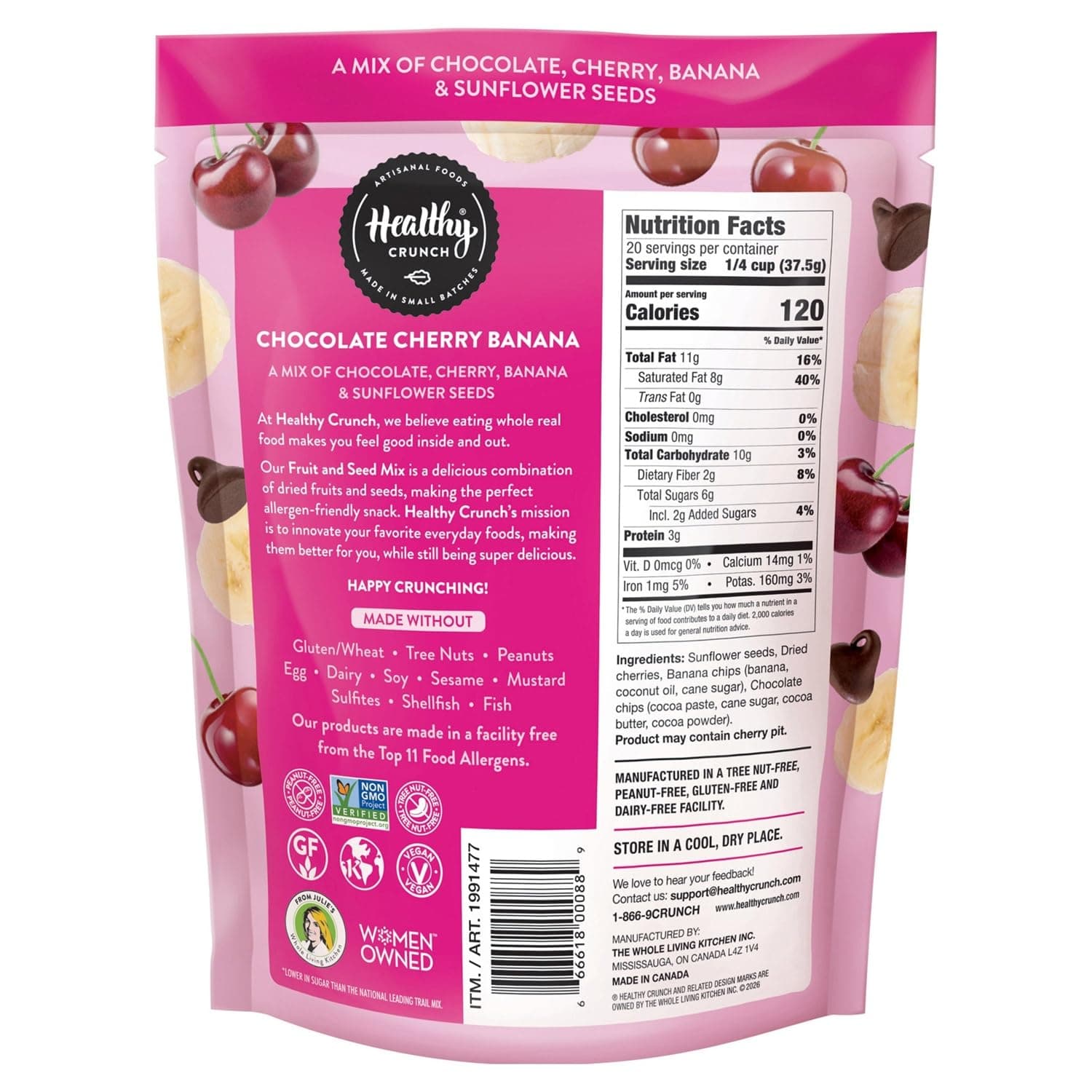 Healthy Crunch Chocolate Cherry Sundae Trail Mix thumbnail 2