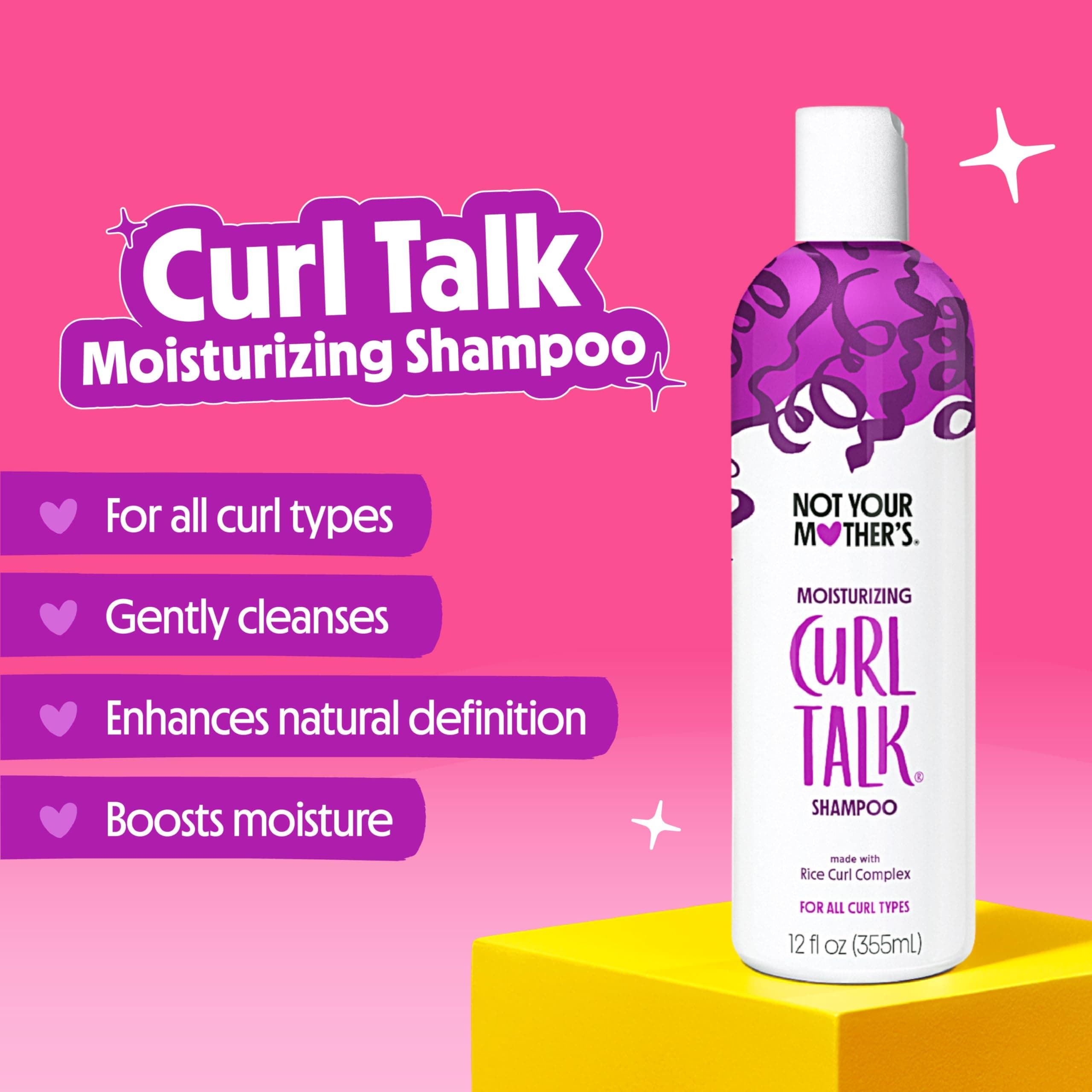 Not Your Mother's Curl Talk Shampoo and Conditioner Set for Curly Hair - (2 Pack) 12 fl oz - Shampoo and Conditioner for Women with All Curl Types - Cleanse & Hydrate Curly Hair - Control Frizz thumbnail 3
